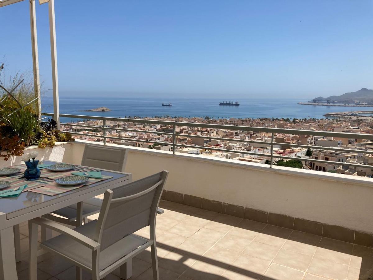 Ferienwohnung Atico Con Espectaculares Vistas Al Mar Carboneras Exterior foto
